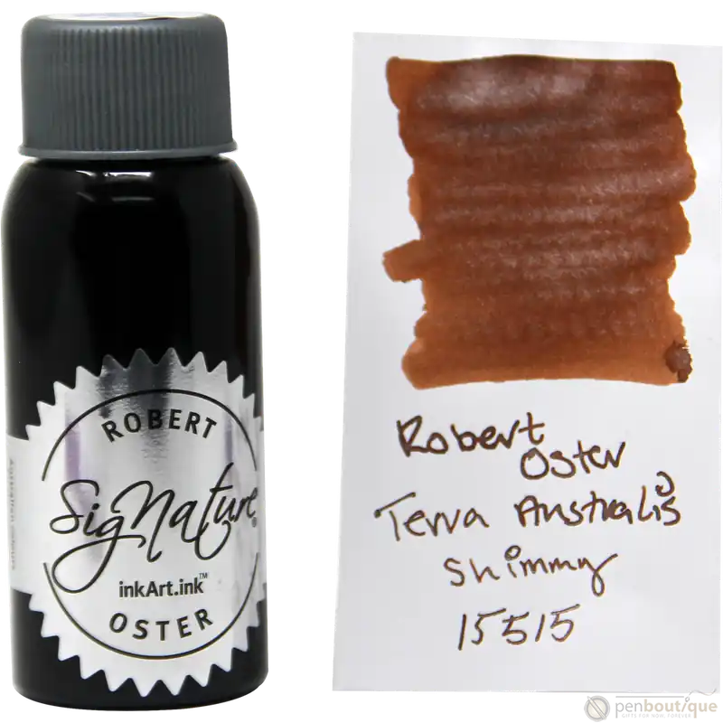 Clearance Robert Oster Shake'N'Shimmy Ink Bottle - Terra Australis - 50ml