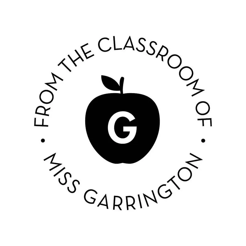 Classroom Apple Custom Stamp Limited Edition