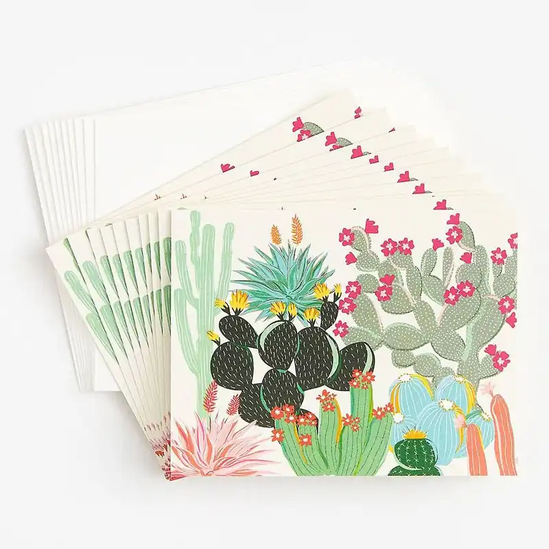 Direct From Manufacturer Colorful Cacti Stationery Set