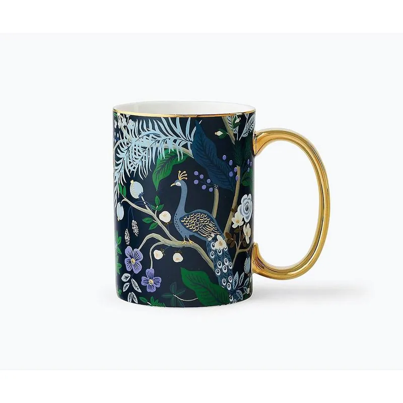 Rifle Paper Co. Peacock Porcelain Mug Best Price