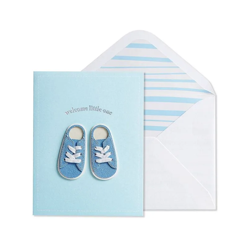 Blue Shoes Baby Card Shop Now