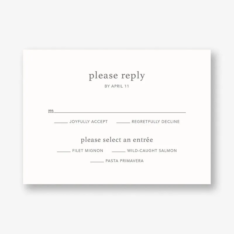 Fleurs d'Alençon Response Card Special Offer