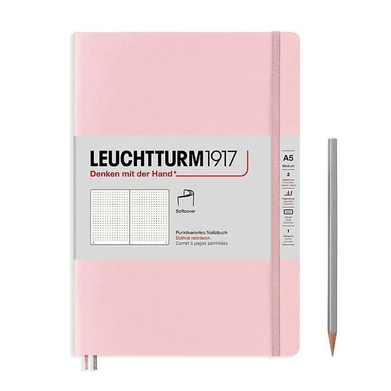 Latest Leuchtturm Powder Dotted Page Softcover Medium Notebook