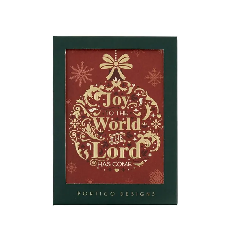 Fan Favorite Joy to the World Bauble Boxed Notecards