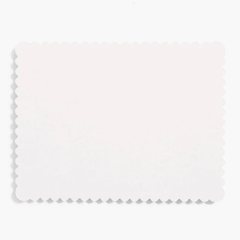 Price Cut Scallop A2 Eco White Cards