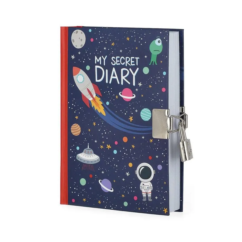 Certified Legami Secret Diary With Padlock - My Secret Diary - Space