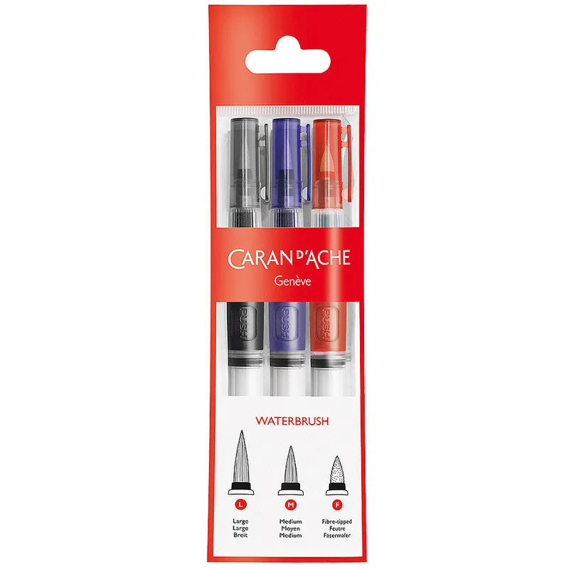 Deal Caran d'Ache Waterbrush Set of 3