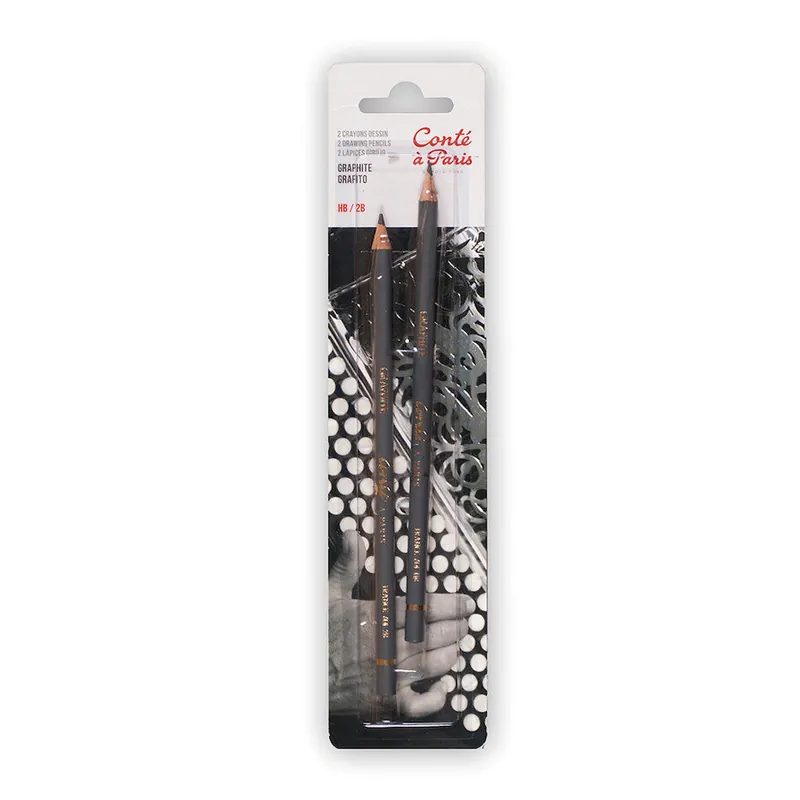 New Release Conté à Paris Sketching Pencils Set of 2 HB and 2B