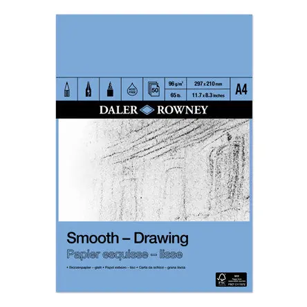 Big Sale Daler-Rowney Smooth Drawing Pad A4