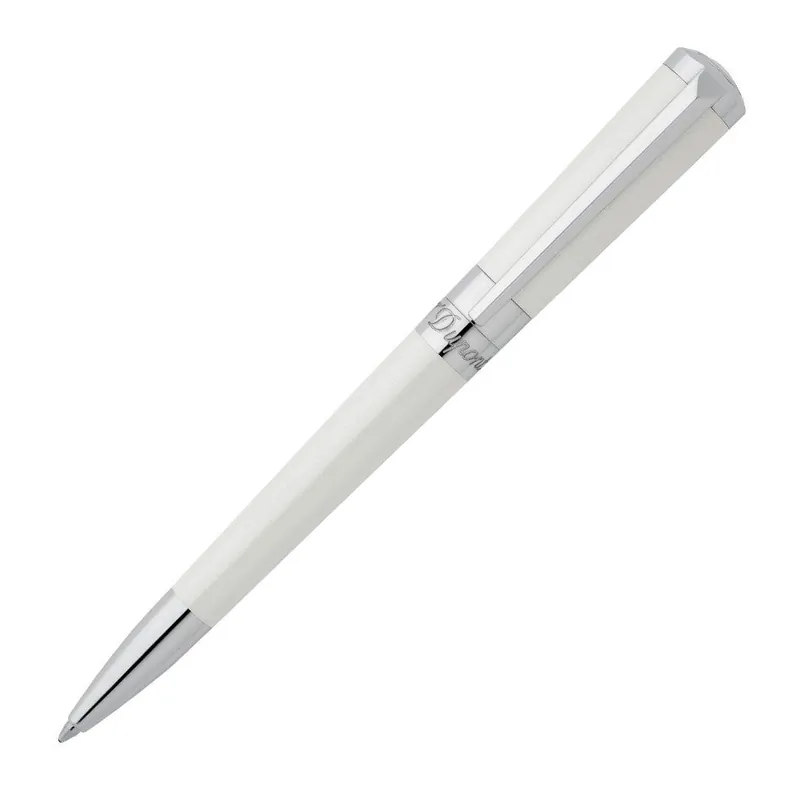 S.T. Dupont Liberte Ballpoint Pen Pearly White Secure Checkout