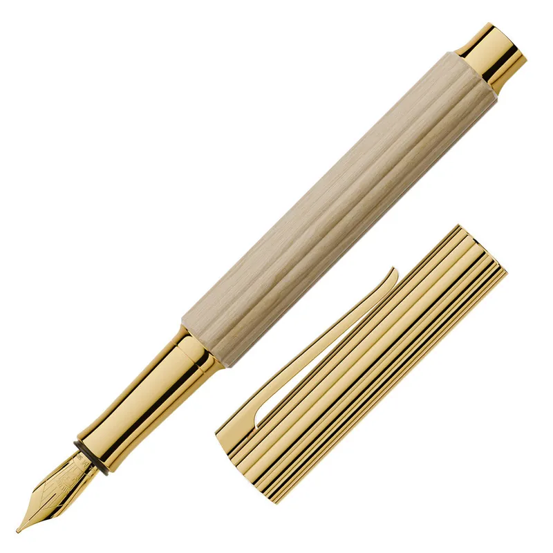 Discount Graf von Faber-Castell Bloom Fountain Pen Hornbeam 14k Nib