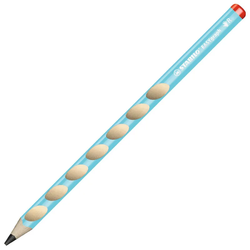 New Release STABILO EASYgraph Handwriting Pencil Right Handed HB Blue