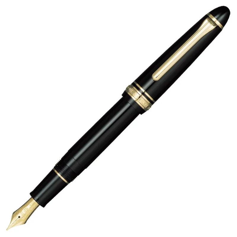 Sailor 1911 Standard Fountain Pen Black with Gold Trim Deal