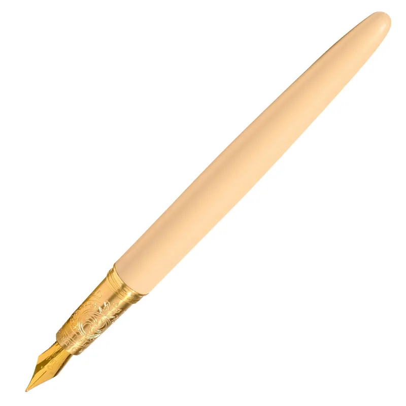 Top Pick Ferris Wheel Press Brush Fountain Pen Gold Plated Nib Majestic Maple Syrup