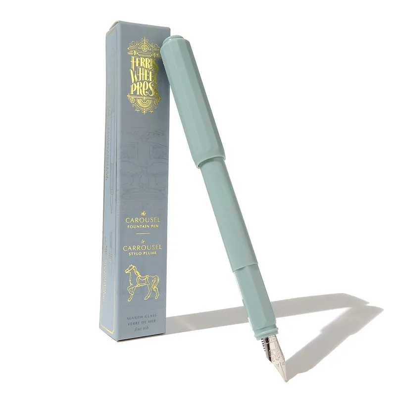 Free Returns Ferris Wheel Press Carousel Fountain Pen Seaside Glass