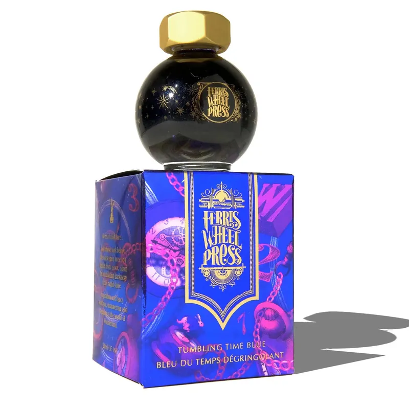 Buy Direct Ferris Wheel Press FerriTales Fountain Pen Ink 20ml Tumbling Time Blue