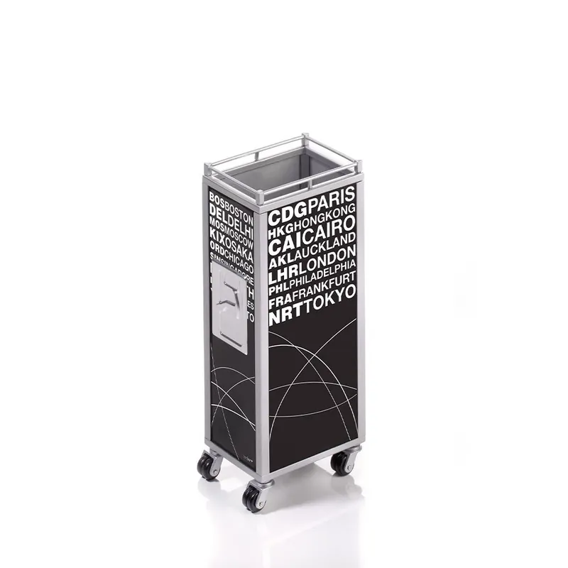 Hot Deal Troika Pen Holder In-Flight Service Trolley Matt Black/White