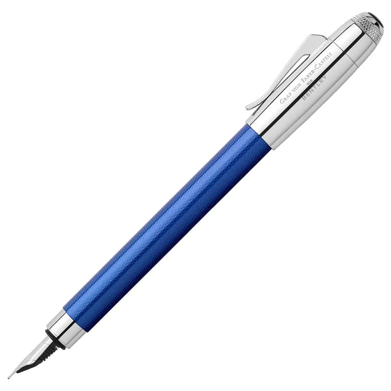 Graf von Faber-Castell For Bentley Fountain Pen Sequin Blue Fine Same Day Shipping